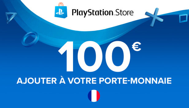 Carte cadeau PlayStation Store 100€ - France Envoi Par Mail